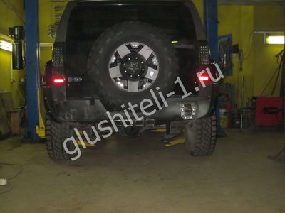 Установка спортивной выхлопной системы Hummer H3