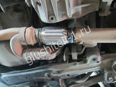 Замена гофры Honda Pilot I