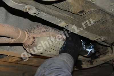 Замена гофры Skoda Octavia I
