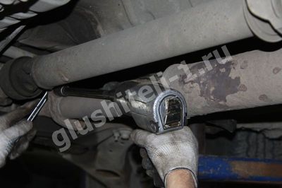Установка пламегасителя и замена гофры Toyota RAV4 XA10