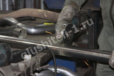 Установка пламегасителя и замена гофры Toyota RAV4 XA10