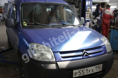 Замена глушителя и резонатора Citroen Berlingo I