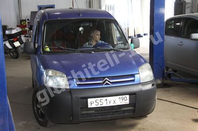 Замена глушителя и резонатора Citroen Berlingo I