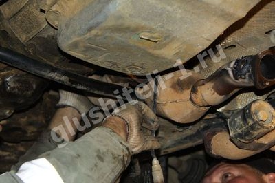 Удаление катализатора BMW X5 E53