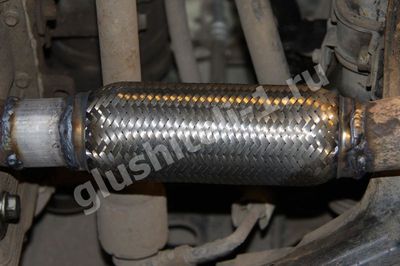 Замена пламегасителя Hyundai Tucson I