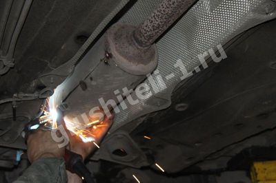 Удаление катализатора Opel Meriva B