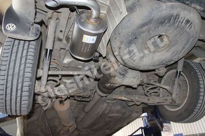 Замена глушителя и ремонт резонатора Volkswagen Sharan I