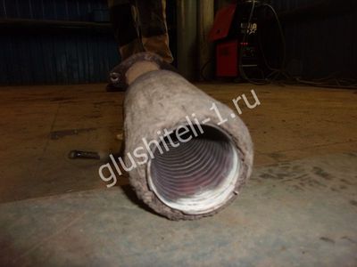 Замена гофры Honda Civic VII