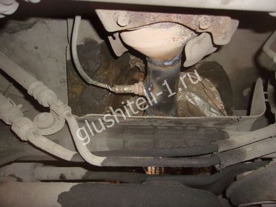 Замена гофры Honda Civic VII