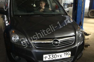 Замена гофры Opel Zafira B