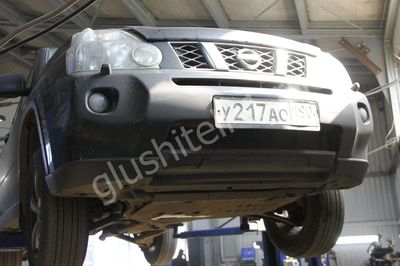 Установка гофры Nissan X-Trail II