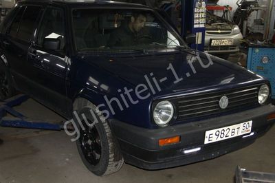 Замена резонатора Volkswagen Golf II