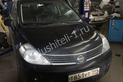 Ремонт выхлопной системы  Nissan Tiida I