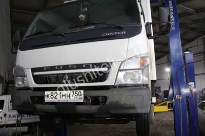 Удаление сажевого фильтра Mitsubishi Fuso