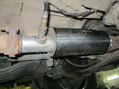 Установка пламегасителя Honda Pilot I