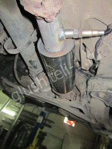 Установка пламегасителя Honda Pilot II