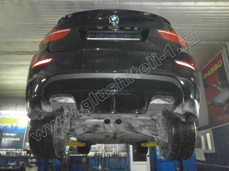 BMW X6 глушитель катализатор пламегаситель для BMW X6 в Москве | стоимость и цена ремонта / замены глушителя катализатора пламегасителя на BMW X6