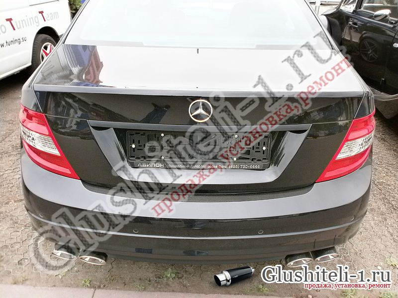 Глушители катализаторы пламегасители на Mercedes Benz C klasse 300 Глушители катализаторы пламегасители на Mercedes Benz C klasse 300