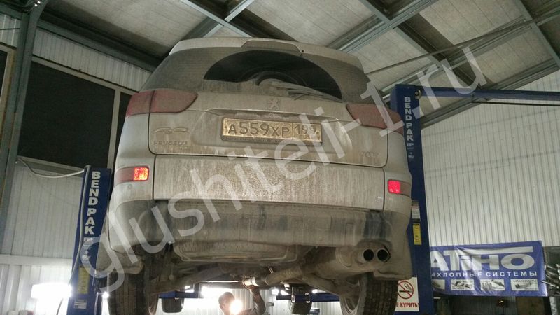 Пежо 4007 удаление катализатора