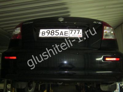 Установка пламегасителя Suzuki SX4