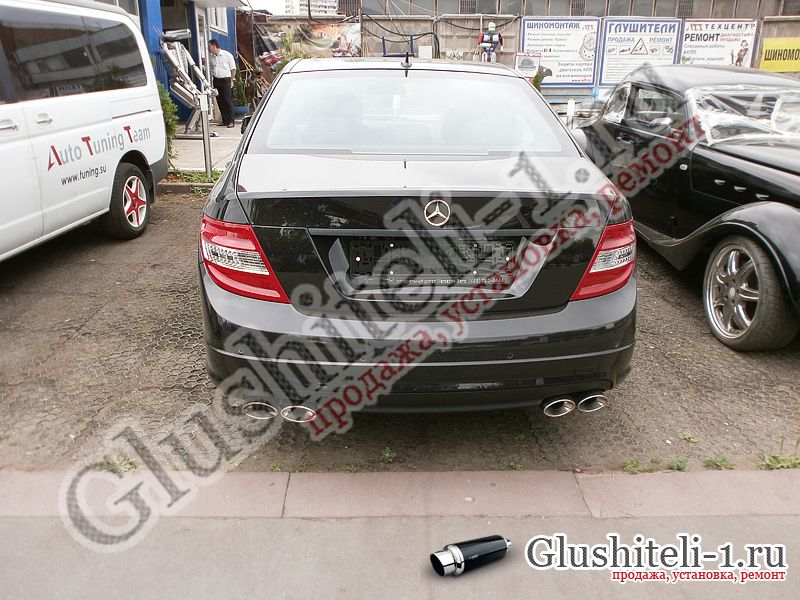 Глушители катализаторы пламегасители на Mercedes Benz C klasse 220 Глушители катализаторы пламегасители на Mercedes Benz C klasse 220
